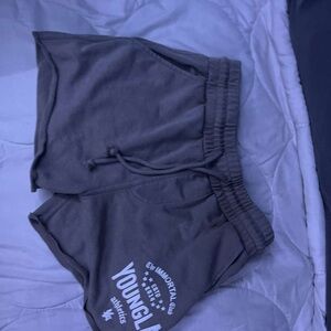 Gray YoungLA Shorts